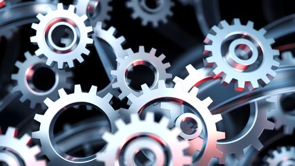 Abstract Gear System for Creative Thinking