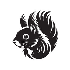 Squirrels of the World: Indigenous to Americas, Eurasia, Africa, and Beyond. Squirrel silhouette