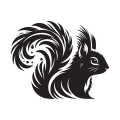 Squirrels of the World: Indigenous to Americas, Eurasia, Africa, and Beyond. Squirrel silhouette