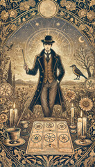 Obraz premium The Keeper of Sacred Wisdom