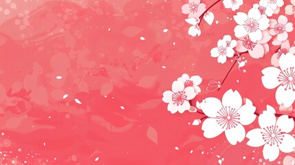 Soft and Simple Design on Light Red Background: A Delicate and Appealing Vision. Admire the Grace and Creativity.