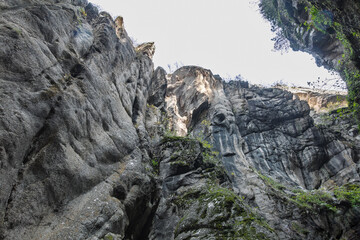 formation in the mountains