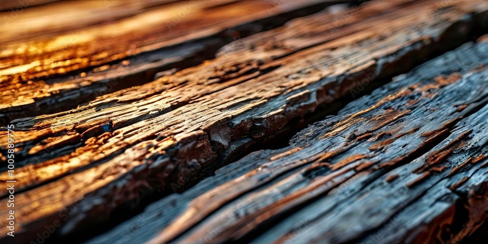Poster the image is of a wooden surface with a lot of cracks and splinters