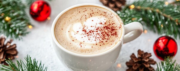 Holiday Sip & Shop, Promote your holiday pop-up or event with coffee and Christmas vibes.