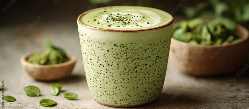 Poster Refreshing Matcha Latte