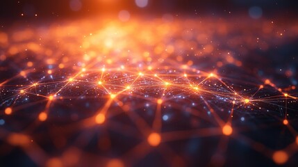 Fototapeta premium Abstract Network Connection