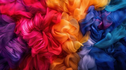 Fototapeta premium Chinese New Year colorful fabric background