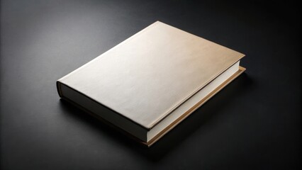 Closeup shot of a book with a blank cover on black background, book, blank, cover, black, background, closeup, shot