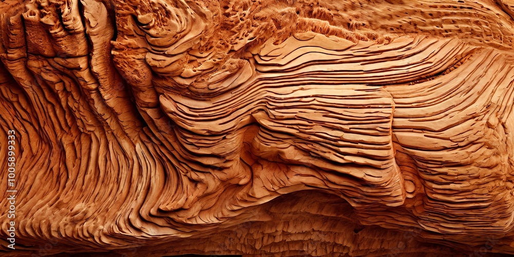 Poster the image is of a piece of wood with a very rough texture
