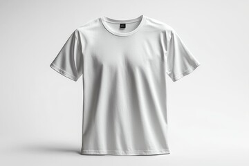 White Tshirt Mockup Isolated created with Generative AI