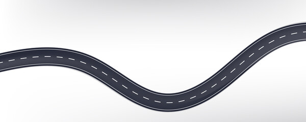 Roadway location infographic template. Vector EPS10