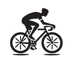 Obraz premium Cyclist on the Road