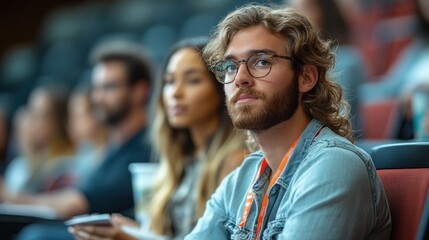 Obraz premium Attentive Student