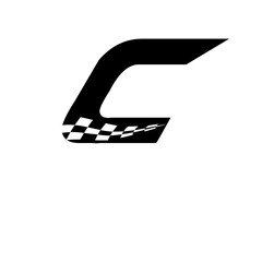 Racing Sports Style Alphabet