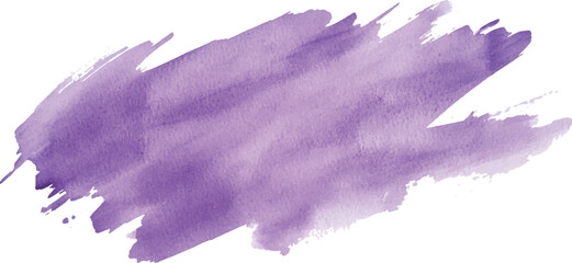 Purple brush stroke isolated on background. Paint brush stroke vector for ink paint, grunge design element, dirt banner, watercolor design, dirty texture. Trendy brush stroke, vector illustration