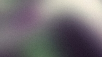 Soft gray purple green color spots gradient grainy backdrop design, bright, shiny template. Abstract noisy smooth colours gradient template, website header, banner and poster
