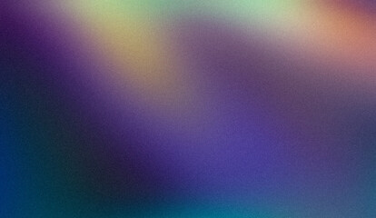 Soft blue purple green color spots gradient grainy backdrop design, bright, shiny template. Abstract noisy smooth colours gradient template, website header, banner and poster