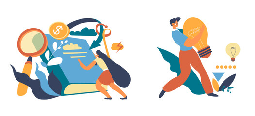 Creative Entrepreneur Concept Art vector