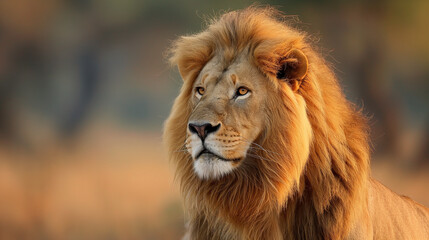Fototapeta premium portrait of a lion