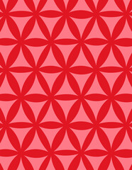 Abstract floral geometric pattern background.