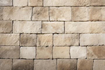 Fototapeta premium Processed collage of ancient yellow block wall texture. Background for banner, backdrop or texture