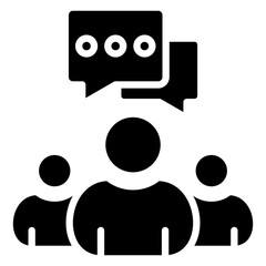 Stakeholder Communication Icon Element For Design
