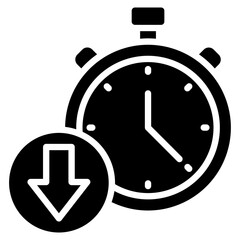 Downtime Icon Element For Design