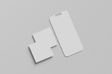 Blank social media mockup