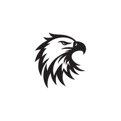 Obraz premium Eagle Head Abstract Design - Ideal for Labels, Mascots, and Emblems.