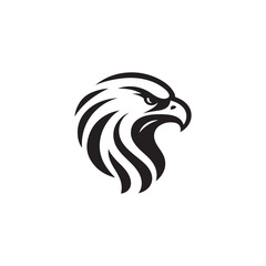 Eagle Head - Vector Design for Emblem, Badge, or Label.