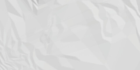 Vector empty crumpled paper background. White paper surface for background. White wrinkled paper texture. White crumpled and top view textures can be used for background of text or any contents.