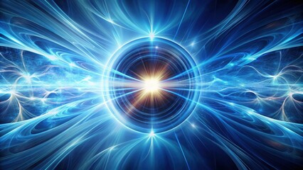 Obraz premium Abstract rendering of energy flow center, energy, flow,rendering, abstract, center, composition, emanating, movement