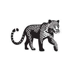 Leopard Icon in Vector - Symbol of Bravery and Hunting.