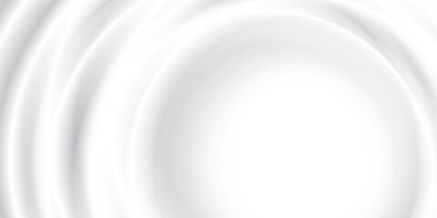 Abstract  white and gray color, modern design stripes background with geometric round shape. Vector illustration.