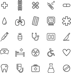 set of commercial icons.