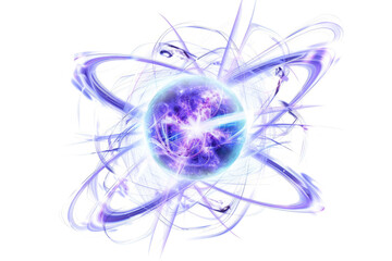 pulsar, with beams of radiation emanating from its rotating magnetic poles,  neutral white background