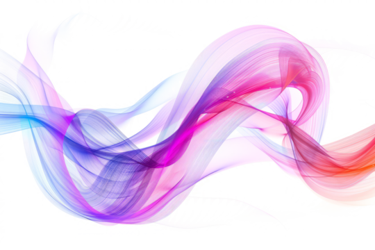 Futuristic design with luminous stripes merging into a mesmerizing symbol.