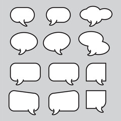 abstract speech message for decoration