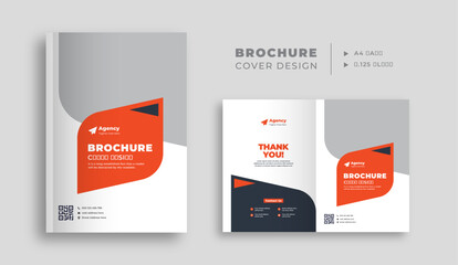 Business brochure cover template, Company profile design for marketing
