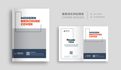 Business brochure cover template, Company profile design for marketing