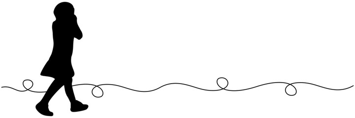 line art background children day