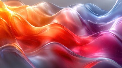 Obraz premium Abstract Waves of Color