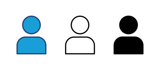 User Icon vector. person sign. people icon.
