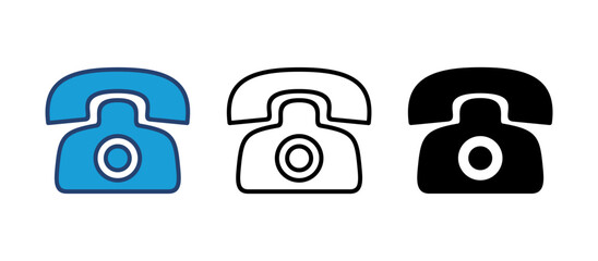 Fototapeta premium Telephone icon vector. phone icon vector.