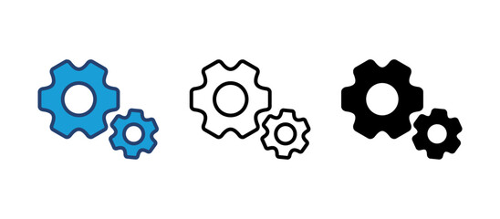 setting Icon Vector. Cog settings Icon Symbol