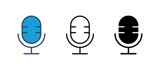 microphone icon vector. karaoke icon vector