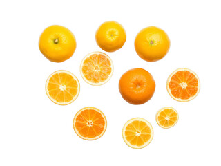 Fototapeta premium Fresh Oranges: A Vibrant Citrus Still Life