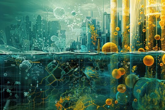 Illustration of integration into the environment Nanofilters and membranes for water purification