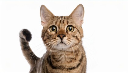 british cat isolated on white