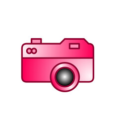 camera icon vector simple design illustration 